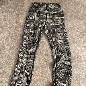 Womens lululemon wunder train paints size 4